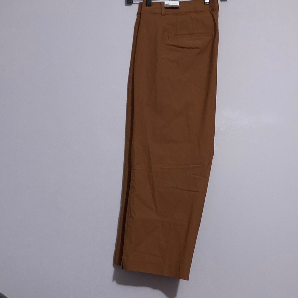 Lane Bryant Brown Slim Capri Pants